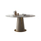 Kitchen Stone Round Dining Table Dining Room Pedestal Dinner Table Clearhalo 'Dining Tables & Seating' 'Dining Tables' 'dining_table' 'furn' 'furn_dining_table' 'Furniture' 'Kitchen & Dining Furniture' 1200x1200_9b12d9a8-bccf-46d4-8795-336678363d71
