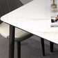 Industrial Square Shape Standard Dining Table Sintered Stone Top Dining Table for Kitchen Clearhalo ' dining_table' 'Dining Tables & Seating' 'Dining Tables' 'furn' 'furn_dining_table' 'Furniture' 'furniture_dining_table' 'Kitchen & Dining Furniture' 'kitchen&dining_furn' 'kitchen' 'kitchen_dining_table' 1200x1200_9b12dab6-e959-4f80-af67-d8c3721a299a
