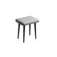 Tabouret de maquillage de vanité en pierre moderne ensemble tabouret gris