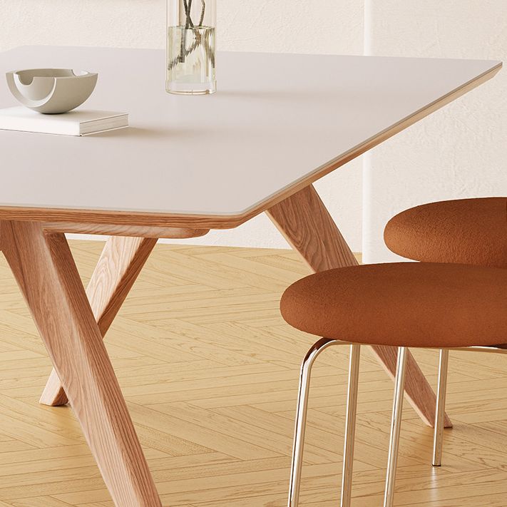 Medieval Modern Stone Dining Table 4 Ash Legs Table for Dining Room Clearhalo 'Dining Tables & Seating' 'Dining Tables' 'dining_table' 'furn' 'furn_dining_table' 'Furniture' 'Kitchen & Dining Furniture' 1200x1200_9b15594e-c070-4b6d-94d9-d5ec3a370cdc