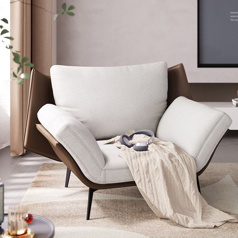 Mid-Century Modern Accent Armchair Flared Arms Fabric Armchair Clearhalo 'Accent Chairs' 'accent_chairs' 'Chairs & Seating' 'furn' 'furn_accent_chairs' 'Furniture' 'Living Room Furniture' 1200x1200_9b175ad1-4fa0-49cf-b03c-63183063d51e