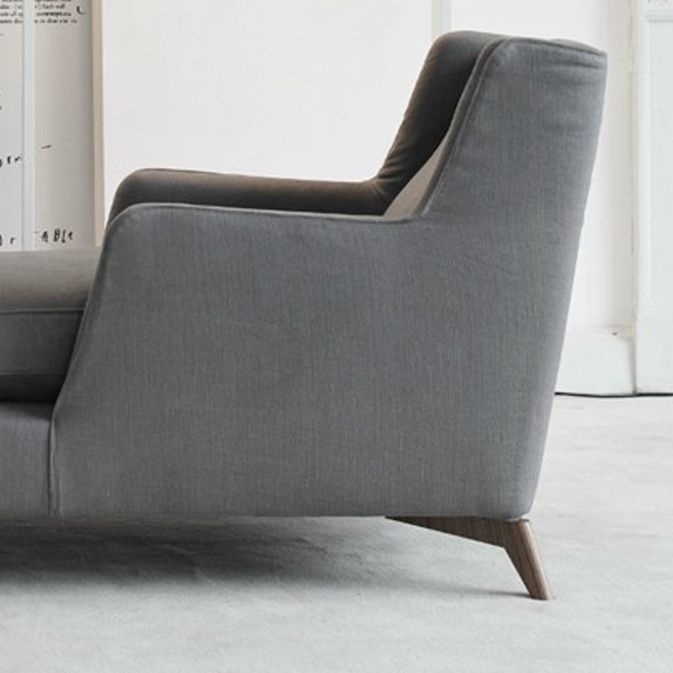 Upholstered Chaise Lounge Couch Micro-Fabric Chaise Lounge Chair Scandinavian Chaise Clearhalo 'Chairs & Seating' 'Chaise Lounge' 'chaise_lounge' 'furn' 'furn_chaise_lounge' 'Furniture' 'Living Room Furniture' 1200x1200_9b18b464-9240-48fb-bc1e-0b595e151dc5