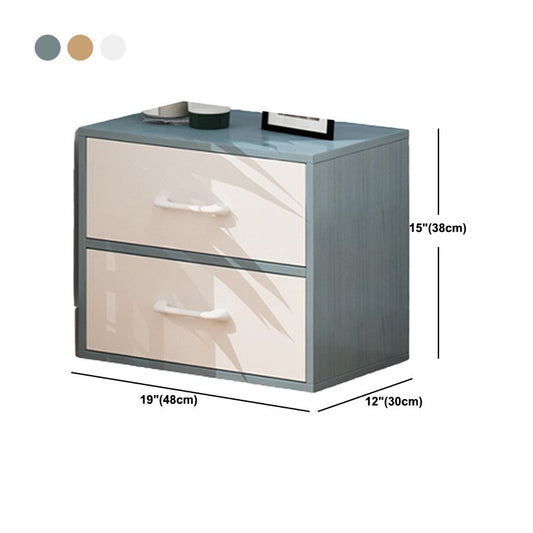 Contemporary Rectangle Gloss Finish with Drawer Chest,18.9" L Clearhalo 'Cabinets & Chests' 'cabinets_chests' 'furn' 'furn_cabinets_chests' 'Furniture' 'Living Room Furniture' 1200x1200_9b193ec7-dee9-4f0a-af3d-61fccdd2f4d7