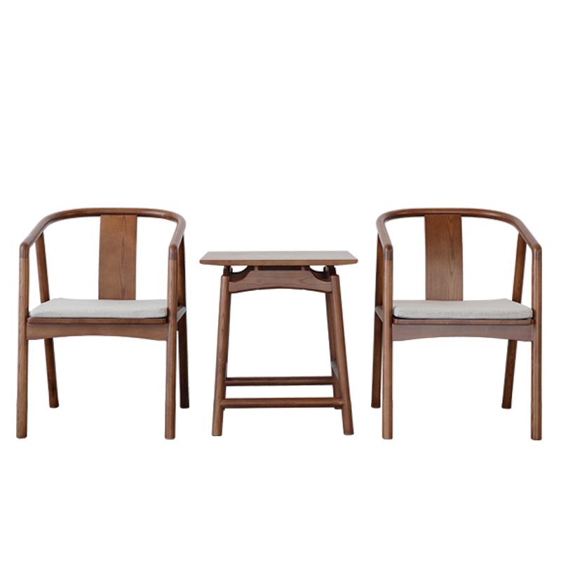 Traditional Style Ash Wood Chairs Kitchen Slat Back Arm Single Chair Clearhalo ' kitchen&dining_furn' 'Dining Chairs' 'Dining Tables & Seating' 'dining_chair' 'furn' 'furn_dining_chair' 'Furniture' 'furniture_dining_chair' 'Kitchen & Dining Furniture' 'kitchen' 1200x1200_9b1dba48-800e-487e-83f5-217ca6433345