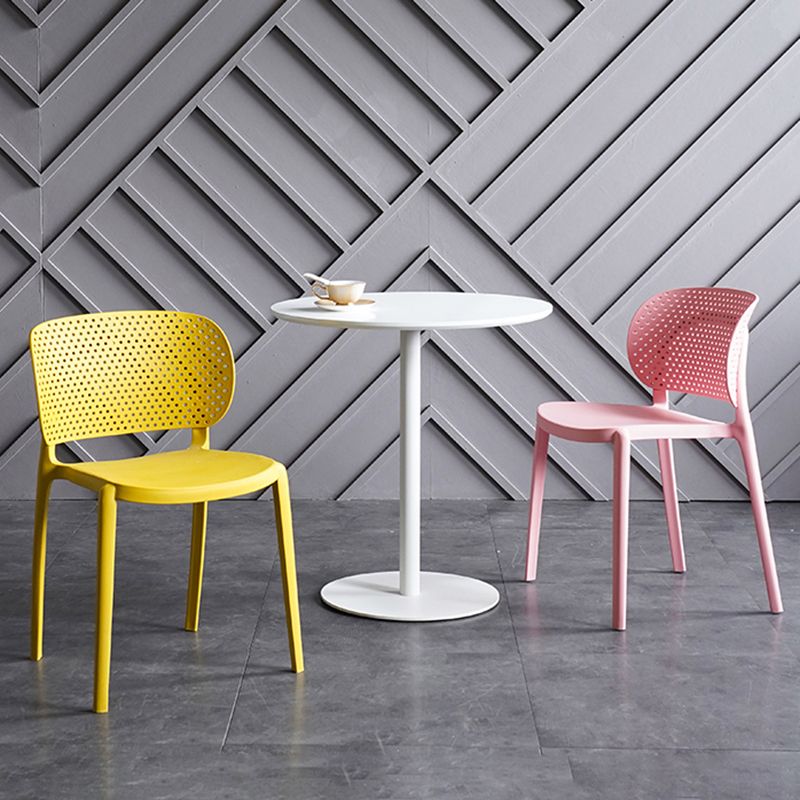 Contemporary Chairs Dining Armless Plastic Open Back Side Chair for Kitchen Clearhalo ' kitchen&dining_furn' 'Dining Chairs' 'Dining Tables & Seating' 'dining_chair' 'furn' 'furn_dining_chair' 'Furniture' 'furniture_dining_chair' 'Kitchen & Dining Furniture' 'kitchen' 1200x1200_9b212c6e-a3a7-4609-a1c9-4389856d6f02
