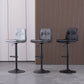 Modern Swivel Adjustable Height Barstool Matte Finish Leather Stool Clearhalo 'Bar Furniture' 'Bar Stools' 'bar_stools' 'furn' 'furn_bar_stools' 'Furniture' 'furniture_bar_stools' 'Kitchen & Dining Furniture' 1200x1200_9b220500-b292-4032-8632-8664f4781f37