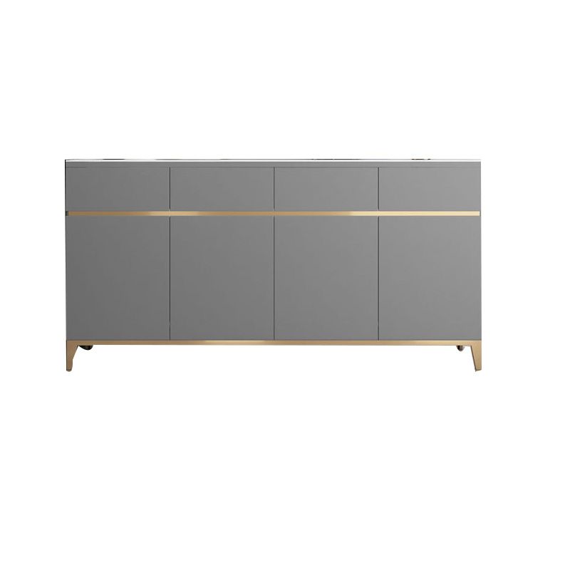 Modern Sideboard Buffet Cabinets Buffet Table with 4-Drawer and 4-Door Clearhalo 'buffet_sideboard' 'Buffets & Sideboards' 'furn' 'furn_buffet_sideboard' 'Furniture' 'Kitchen & Dining Furniture' 1200x1200_9b224fe9-3d5a-49f0-b876-38bb66714388