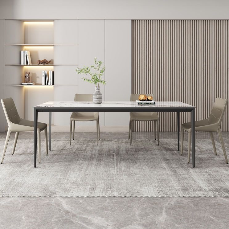 Contemporary Style Metal Chairs Dining Armless Chairs for Kitchen Clearhalo 'Dining Chairs' 'Dining Tables & Seating' 'dining_chair' 'furn' 'furn_dining_chair' 'Furniture' 'furniture_dining_chair' 'Kitchen & Dining Furniture' 1200x1200_9b236c66-5399-422f-aa07-26c3d1c14690