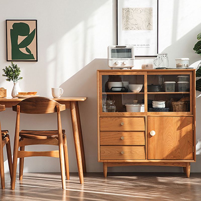 Armadio scandinavo armadio in vetro in vetro mobile per soggiorno