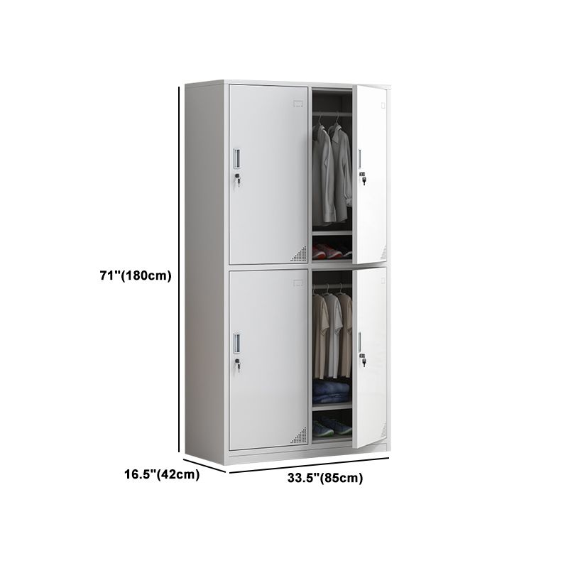 Armadio per armadio in metallo armadio contemporaneo incernierato