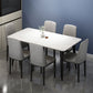 Rectangle Sintered Stone Two-Color Dining Table Simplicity 4 Legs Table for Dining Room Clearhalo ' dining_table' 'Dining Tables & Seating' 'Dining Tables' 'furn' 'furn_dining_table' 'Furniture' 'furniture_dining_table' 'Kitchen & Dining Furniture' 'kitchen&dining_furn' 'kitchen' 'kitchen_dining_table' 1200x1200_9b266d21-bde0-47b8-b4cf-7092e8a0db50