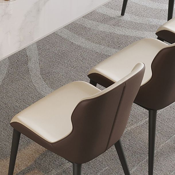 Modern 1/4/5/7/9 Pieces Dining Set Sintered Stone Dining Table Set with Leather Chairs Clearhalo 'Dining Room Sets' 'Dining Tables & Seating' 'dining_room_set' 'furn' 'furn_dining_room_set' 'Furniture' 'furniture_dining_room_set' 'Kitchen & Dining Furniture' 'kitchen&dining_furn' 'kitchen' 1200x1200_9b277ecb-b7f9-4a3e-a017-1c866a9dd57c