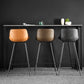 Faux Leather Dining Stools Bucket Armless Bar Stools with Metal Legs Clearhalo 'Bar Furniture' 'Bar Stools' 'bar_stools' 'furn' 'furn_bar_stools' 'Furniture' 'Kitchen & Dining Furniture' 1200x1200_9b27b3f4-7a75-4bf2-a230-e5b9b8691dbb