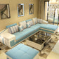 Contemporary L-Shape Modular Furniture Sectionals for Four People