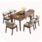 Kitchen Modern Solid Wood Dining Table of Trasitional Height with Formal Dining Room Sets Clearhalo 'Dining Room Sets' 'Dining Tables & Seating' 'dining_room_set' 'Furniture' 'furniture_dining_room_set' 'Kitchen & Dining Furniture' 'kitchen&dining_furn' 'kitchen' 1200x1200_9b29354e-c8a9-4f28-a91c-10a0766d7942