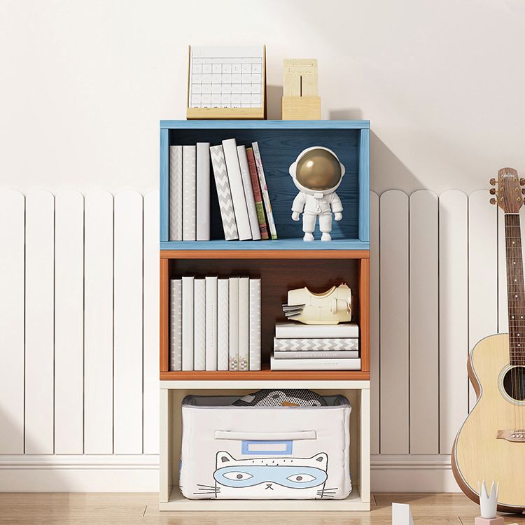 Contemporary Engineer Wood Bookshelf Closed Back Bookcase,17.7"L x 6.7"W x 11.8"H Clearhalo 'Bookcases' 'furn' 'furn_bookcases' 'Furniture' 'Office Furniture' 1200x1200_9b31e143-52dc-4d2e-9bf7-92a9cd30a30d