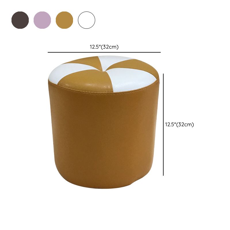 Purple Modern Round Pouf Stain Resistant Color Piece Pouf for Living Room Clearhalo 'furn' 'furn_ottomans_poufs' 'Furniture' 'Living Room Furniture' 'Ottomans & Poufs' 'ottomans_poufs' 1200x1200_9b33a2c9-937d-4356-8968-46a0cf74b919