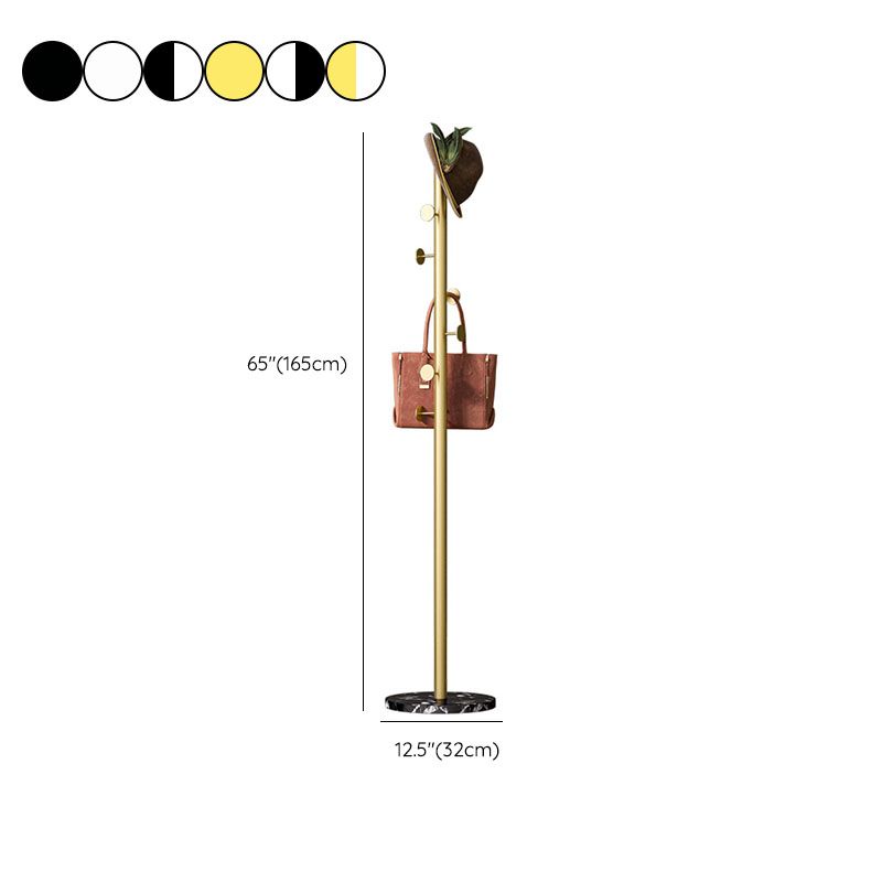 Luxuriöse Kleiderbügel Metallhaken mit Marmorboden