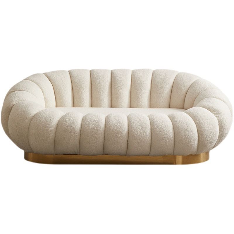 29.5" H Modern Sewn Pillow Back Slope Arm Loveseat for Living Room Clearhalo 'furn' 'furn_sofas' 'Furniture' 'Living Room Furniture' 'Sofa' 'sofas' 1200x1200_9b39b4ed-9650-4369-8486-9eb9aba068ad