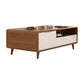 4 Legs Contemporary No Distressing Coffee Table with Storage Shelf Clearhalo 'Coffee & Accent Tables' 'Coffee Tables' 'coffee_tables' 'furn' 'furn_coffee_tables' 'Furniture' 'Living Room Furniture' 1200x1200_9b39faae-e127-44b5-a223-9adbf9495dc7