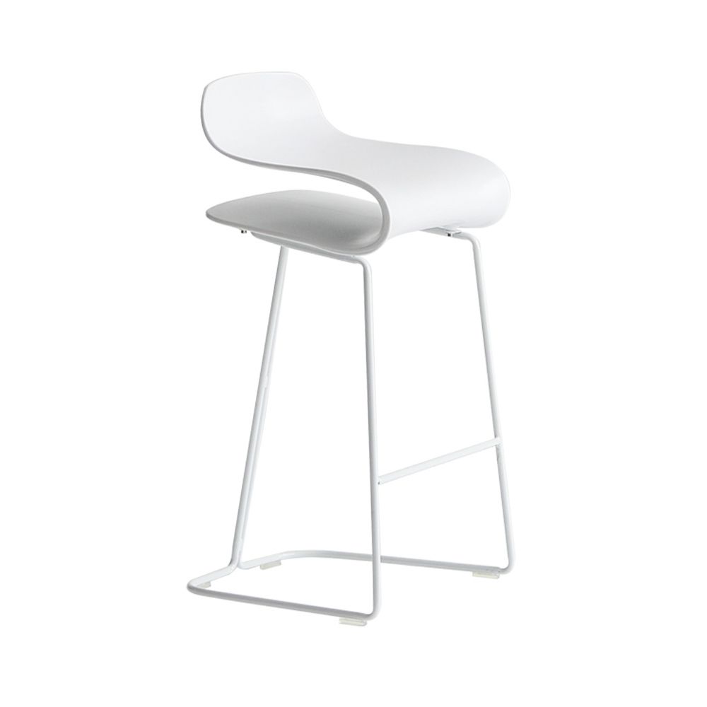 Modern Armless Backrest Counter Stool Steel Cafe Bar Stool with Plastic Seat Clearhalo 'Bar Furniture' 'Bar Stools' 'bar_stools' 'furn' 'furn_bar_stools' 'furniture_bar_stools' 'Kitchen & Dining Furniture' 'kitchen&dining_furn' 'kitchen' 'kitchen_furn' Furniture' 1200x1200_9b3ac6dc-3242-4bbe-928f-58f2df5f9e8d