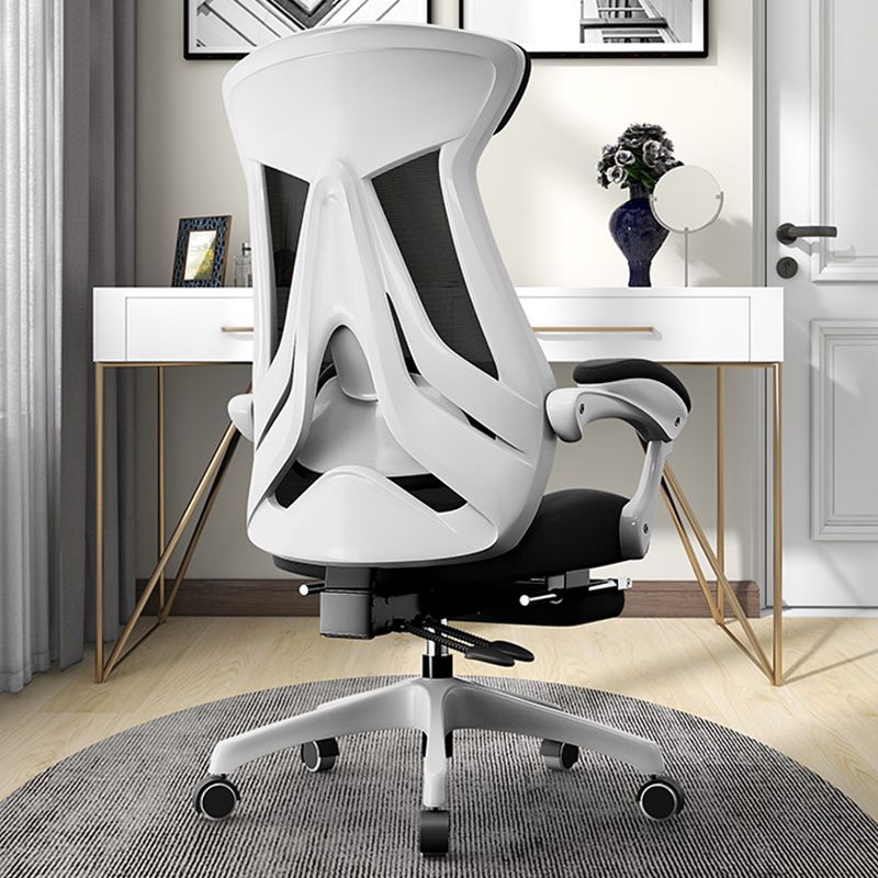 Modern Office Chair Padded Arms No Distressing Ergonomic Chair with Wheels