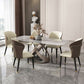 Nordic Sintered Stone Top Dining Set Rectangle 1/2/5/6 Pieces Dinette Table Set Clearhalo 'Dining Room Sets' 'Dining Tables & Seating' 'dining_room_set' 'furn' 'furn_dining_room_set' 'Furniture' 'Kitchen & Dining Furniture' 1200x1200_9b3c8c63-dd80-4797-a3a1-5ec369c66d16