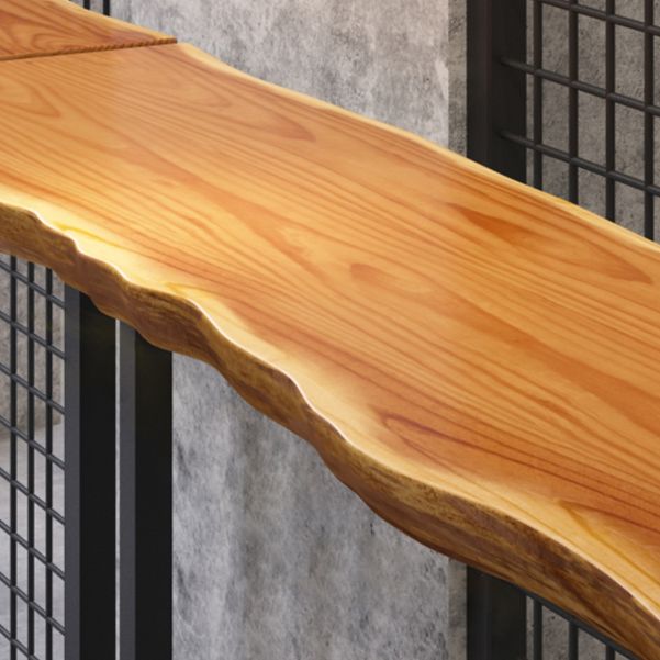 Tavolo da pranzo a barre rettangolare tavolo da bar contemporaneo con base di slitta in metallo