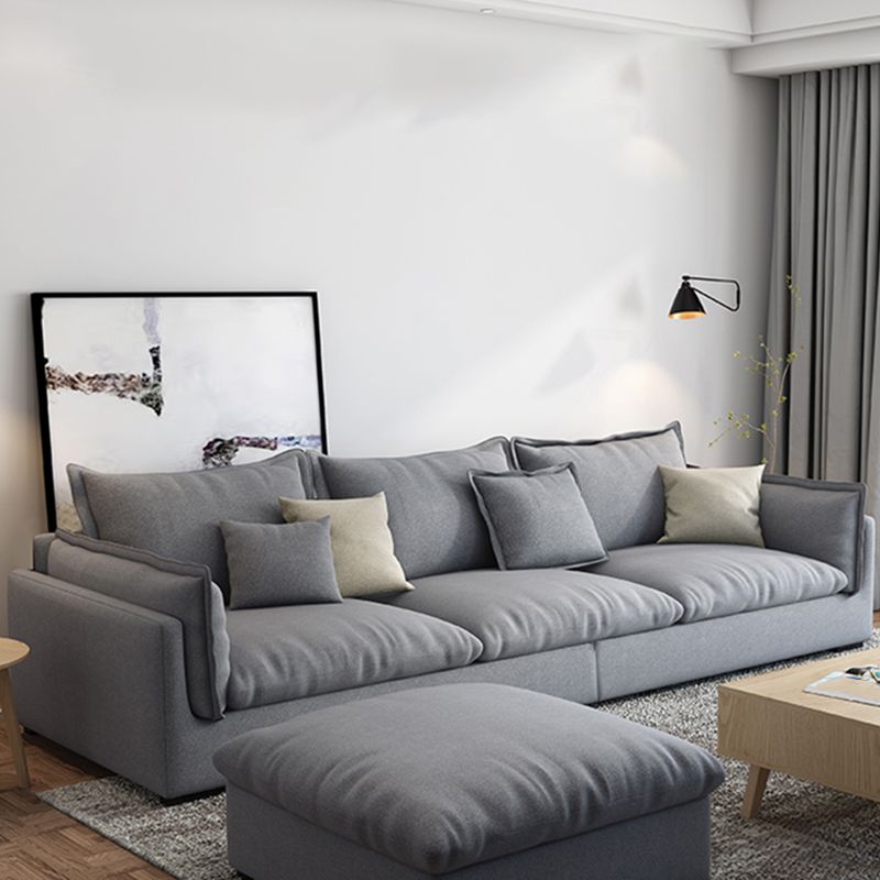 固定リビングルーム枕トップアーム標準ライトグレーシート