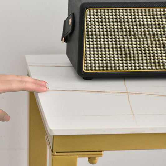 Modern Rectangle Bar Dining Table Stone Bar Table with Trestle Base Clearhalo 'Bar Furniture' 'Bar Tables' 'bar_tables' 'furn' 'furn_bar_tables' 'Furniture' 'Kitchen & Dining Furniture' 1200x1200_9b424e43-4231-47b8-9720-e8b96bade1c1