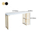 Glam 1/3 Pieces Bar Table Set Rectangle Wood Counter Table with Stools for Dining Room