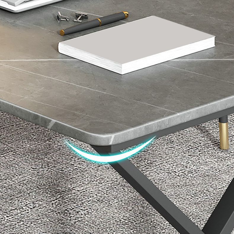 Rectangular Industrial Office Desk Dark Taupe Writing Desk for Home Clearhalo 'furn' 'furn_office_desk' 'Furniture' 'Office Desks' 'Office Furniture' 'office_desk' 1200x1200_9b4633b2-8b83-412b-8634-c3609c664740