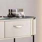 Contemporary Bedroom Double Drawers Metal Standing Make-up Vanity Clearhalo 'Bedroom Furniture' 'furn' 'furn_makeup_vanities' 'Furniture' 'Makeup Vanities' 'makeup_vanities' 1200x1200_9b4c123c-5b05-4c89-ac62-817f585177b2