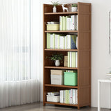 Walnut Bookcase Floor Multi-layer Storage Rack Student Home Bookshelf
