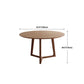Scandinavian Coffee Cocktail Table Round Wooden Coffee Table Set for Living Room
