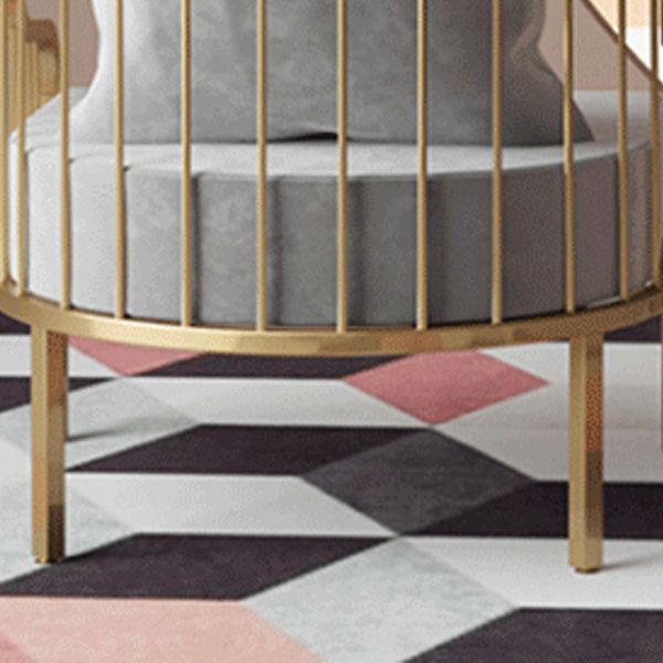 Glam Fabric Arms Included with Pillow Basic Four Leg Accent Armchair Clearhalo 'Accent Chairs' 'accent_chairs' 'Chairs & Seating' 'furn' 'furn_accent_chairs' 'Furniture' 'Living Room Furniture' 1200x1200_9b4fb2a7-4a29-45ae-913d-a751188957fb