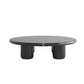 Scandinavian 4 Legs Coffee Table Round 1 Single Cocktail Table Clearhalo 'Coffee & Accent Tables' 'Coffee Tables' 'coffee_tables' 'furn' 'furn_coffee_tables' 'Furniture' 'Living Room Furniture' 1200x1200_9b525e32-923d-425d-a871-cb7fed87527e