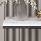 Glam Style Rectangle Console Table with Pedestal Base for Hall