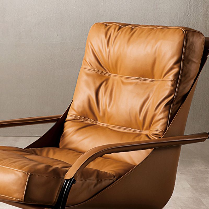 Industrial Solid Color Accent Armchair 42.1" Wide Arm Chair for Living Room