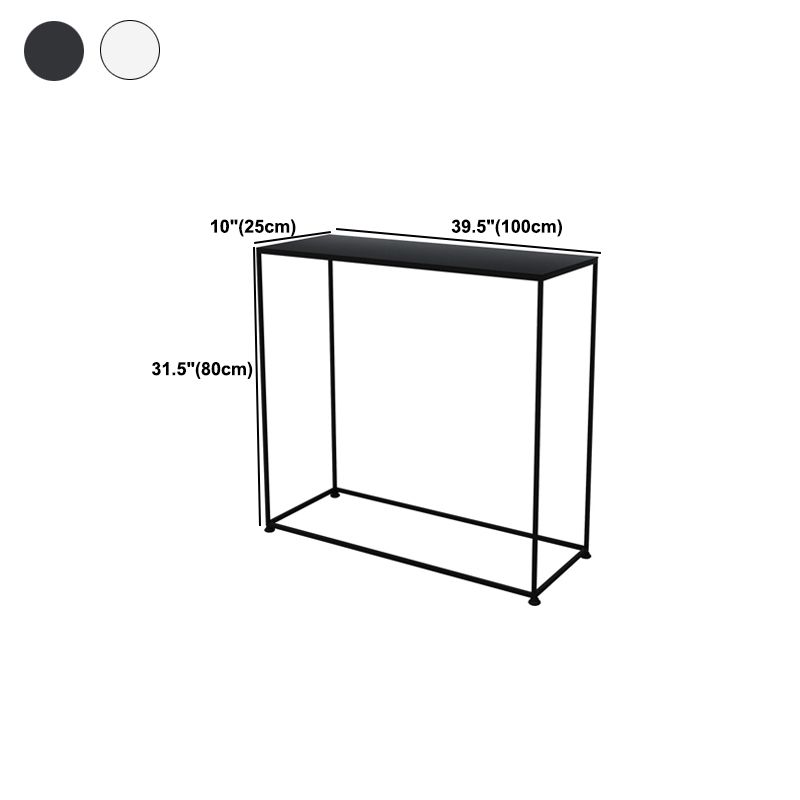 Tavolo console metallica contemporanea tavolo da console rettangolo console tavolo