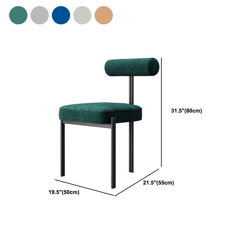 Industrial Style 19.68" Wide Fixed Back Sponge Armless Chair Clearhalo 'Accent Chairs' 'accent_chairs' 'Chairs & Seating' 'furn' 'furn_accent_chairs' 'Furniture' 'Living Room Furniture' 1200x1200_9b58b215-59f1-4410-a466-2ac0fb645c63