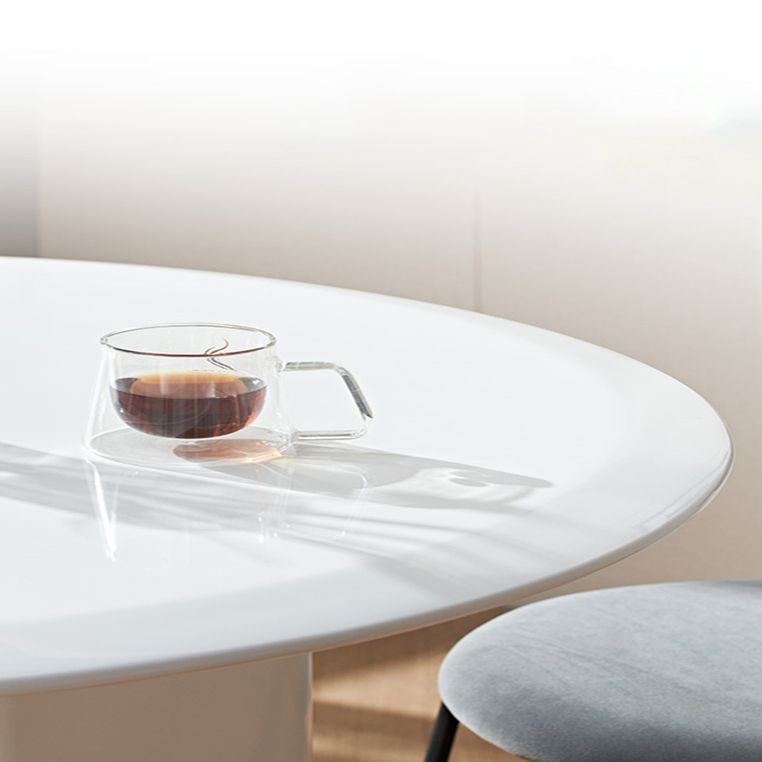 Modern Solid Wood Kitchen Dining Table White Round Shape Dining Table with 3 Legs Base Clearhalo ' dining_table' 'Dining Tables & Seating' 'Dining Tables' 'furn' 'furn_dining_table' 'Furniture' 'furniture_dining_table' 'Kitchen & Dining Furniture' 'kitchen&dining_furn' 'kitchen' 'kitchen_dining_table' 1200x1200_9b5a233c-38dd-42cd-a9d1-b3553ab52e3a