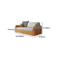 Square Arm Modern Faux Leather Stain Resistant Bed Sofa Couch