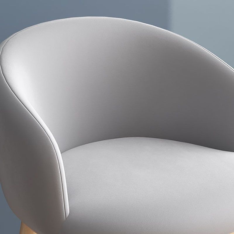 Modern Home Upholstered Arm Chair Matte Finish Solid Back Dining Chair Clearhalo ' kitchen&dining_furn' 'Dining Chairs' 'Dining Tables & Seating' 'dining_chair' 'furn' 'furn_dining_chair' 'Furniture' 'furniture_dining_chair' 'Kitchen & Dining Furniture' 'kitchen' 1200x1200_9b5b08eb-e996-469d-bfda-a11c09add502