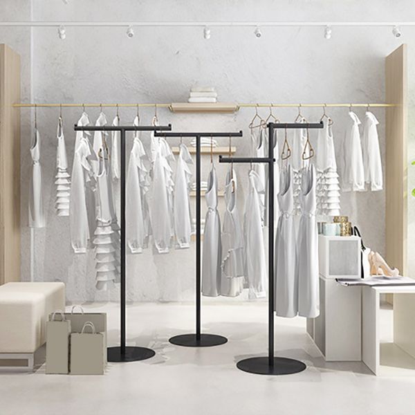 Léchangle de manteau de manteau rond rond rack de manteau en métal libre debout