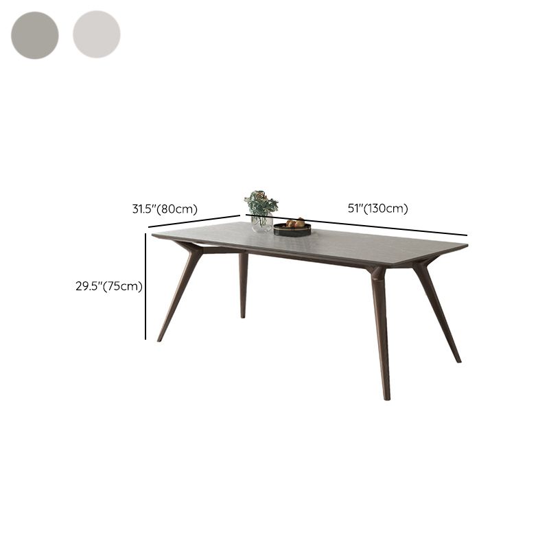 Modernas 1/4/5/7 Piezas Sillas de comedor de comedor Muebles de rectángulo de piedra para casa