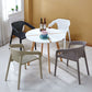 Glam Style 20'' Wide Plastic Side Chair Solid Back Chair with 4 Legs For Home Use Clearhalo ' kitchen&dining_furn' 'Dining Chairs' 'Dining Tables & Seating' 'dining_chair' 'Furniture' 'furniture_dining_chair' 'Kitchen & Dining Furniture' 'kitchen' 1200x1200_9b6589dd-4827-4889-bbd8-57ba0e646d8b