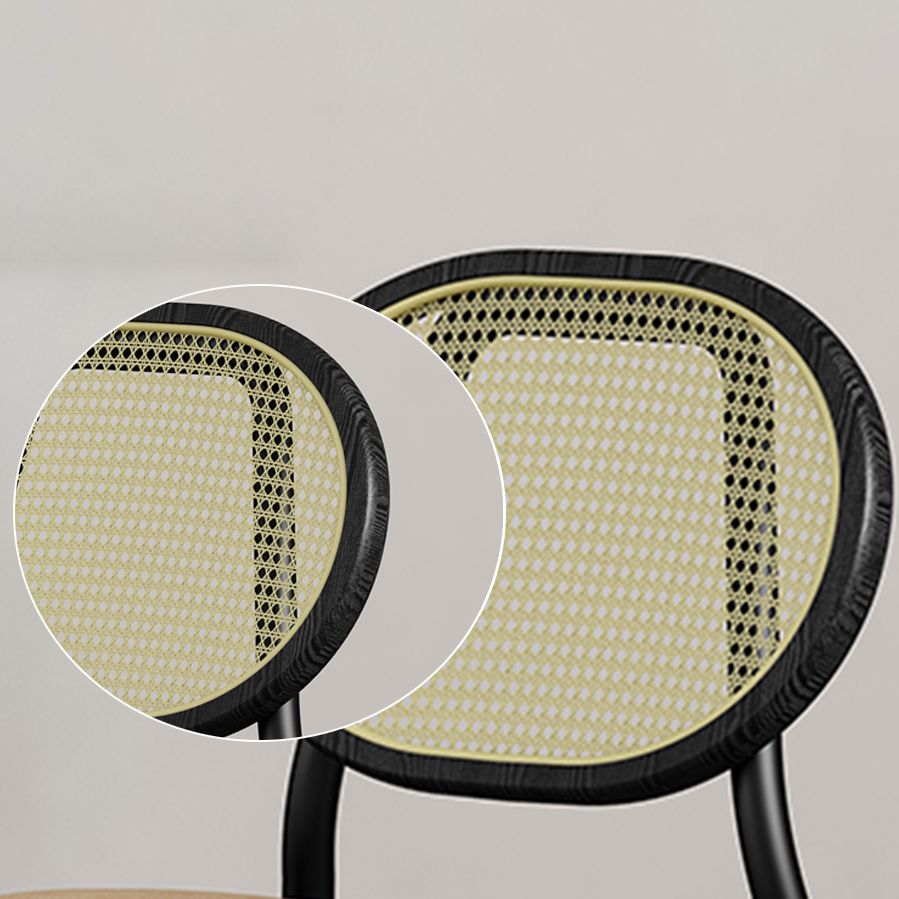 Scandinavian Open Back Dining Side Chair for Home Leather Dining Side Chair Clearhalo ' kitchen&dining_furn' 'Dining Chairs' 'Dining Tables & Seating' 'dining_chair' 'furn' 'furn_dining_chair' 'Furniture' 'furniture_dining_chair' 'Kitchen & Dining Furniture' 'kitchen' 1200x1200_9b67b15a-f387-4950-b4de-a1de9ed76e68