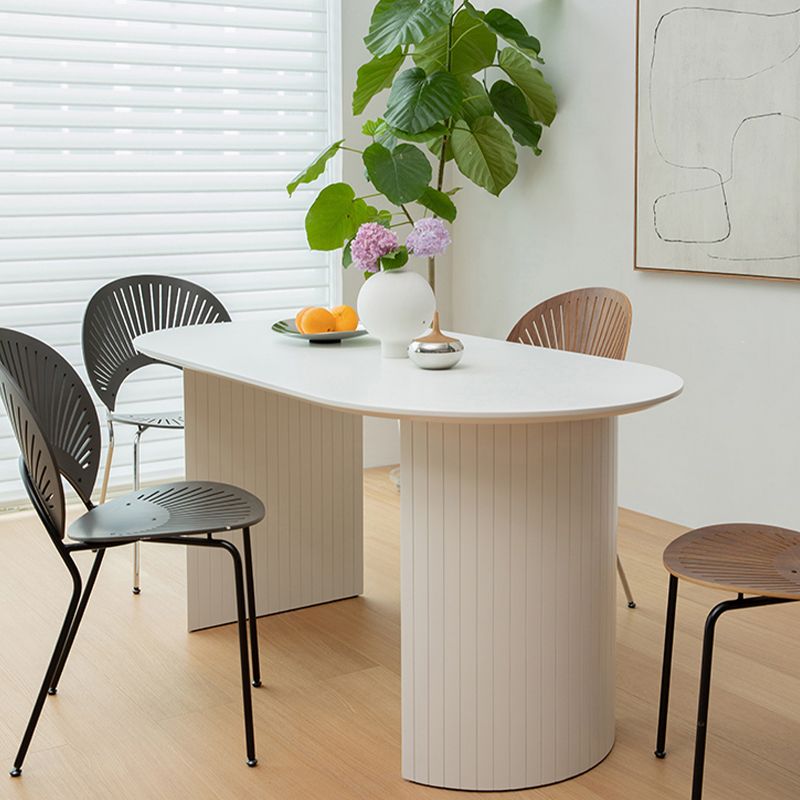 Pine Wood Contemporary Oval Dining Table Wood Top Table for Dining Room Clearhalo ' dining_table' 'Dining Tables & Seating' 'Dining Tables' 'furn' 'furn_dining_table' 'Furniture' 'furniture_dining_table' 'Kitchen & Dining Furniture' 'kitchen&dining_furn' 'kitchen' 'kitchen_dining_table' 1200x1200_9b6ad3e7-5a27-47e3-aa78-bc7f03e154d3