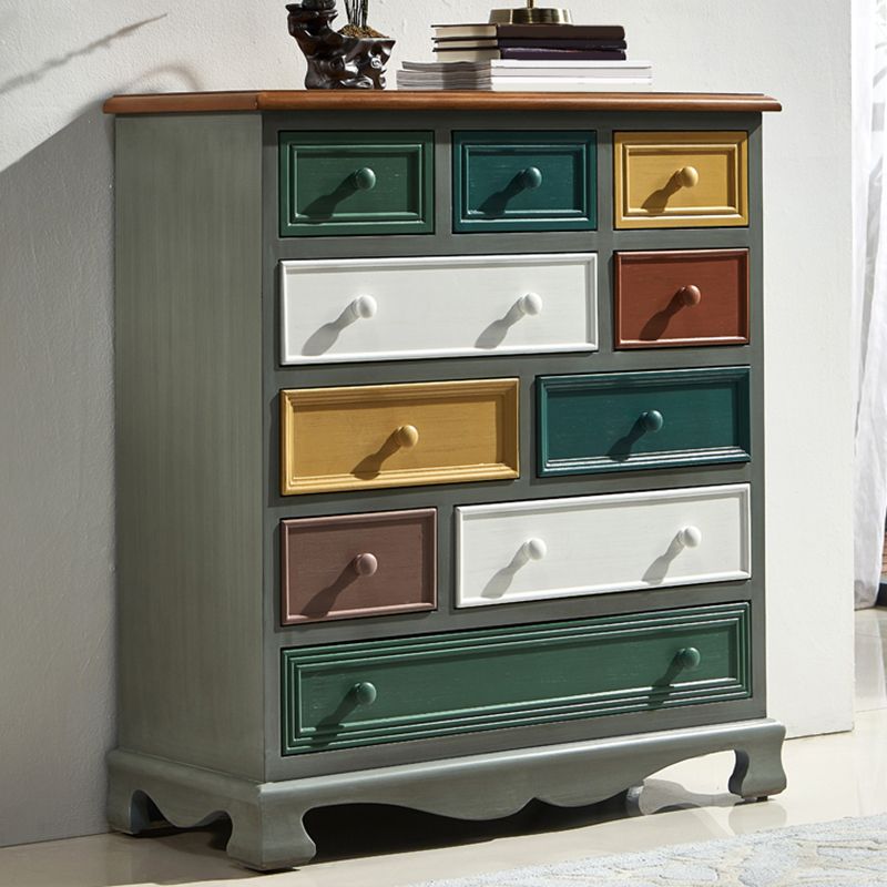 Coastal Storage Chest Dressoir Massief houten dressoir met 4/8/10/12 laden